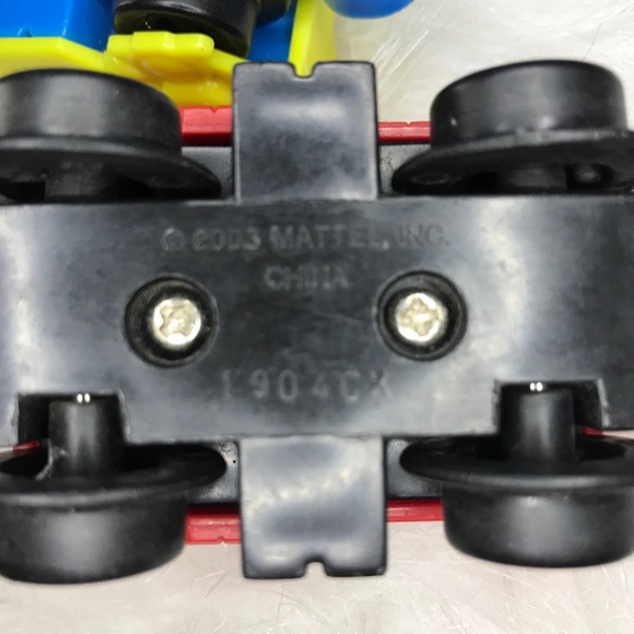 Vintage Plastic Fisher Price Train Cars w/ Caboose - Picture 13 of 16